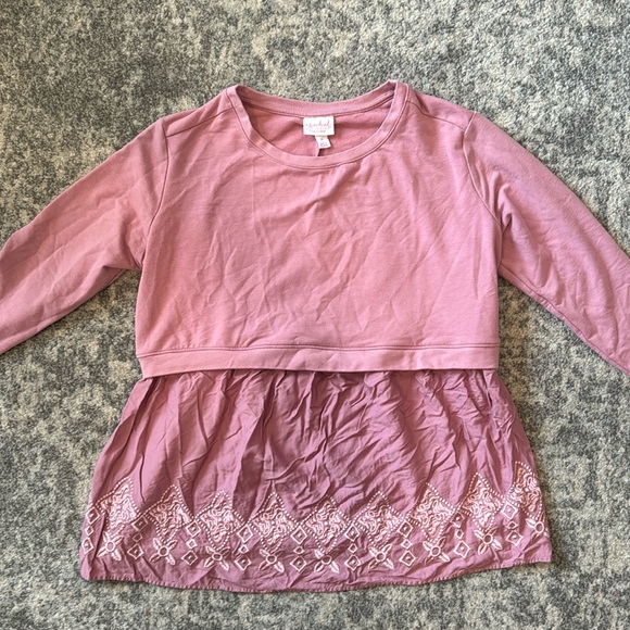 Isabel Maternity by Ingrid and Isabel Peplum Sweatshirt - Picture 1 of 7